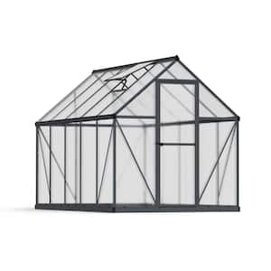 Mythos 6 ft. x 10 ft. Gray/Clear DIY Greenhouse Kit