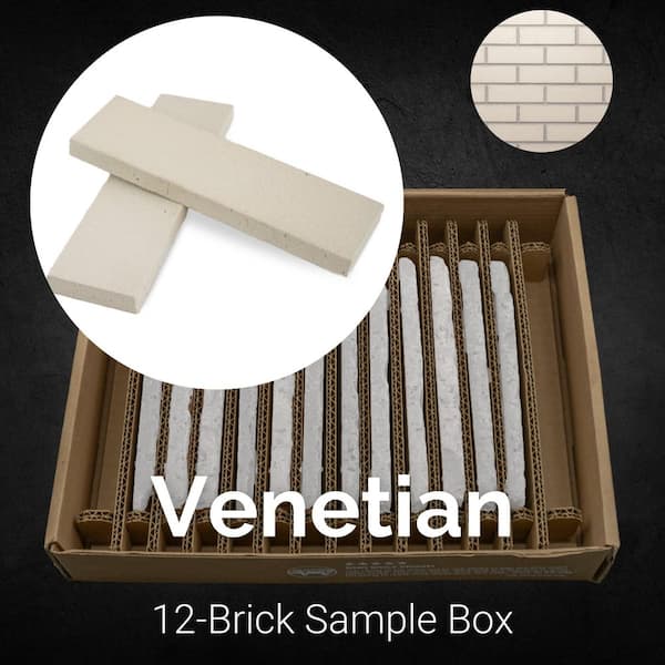 Old Mill Brick Sample Box Venetian Thin Brick 7.625 in. x 2.25 in. x 0.5 in.