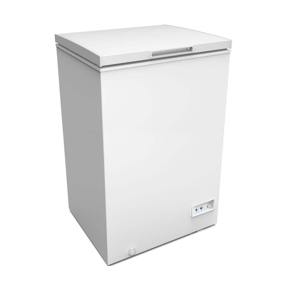20 in. 3.5 cu. ft. Manual Defrost Chest Freezer, in White Garage Ready