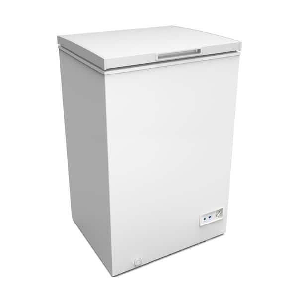 Avanti 20 in. 3.5 cu. ft. Manual Defrost Chest Freezer, in White Garage Ready