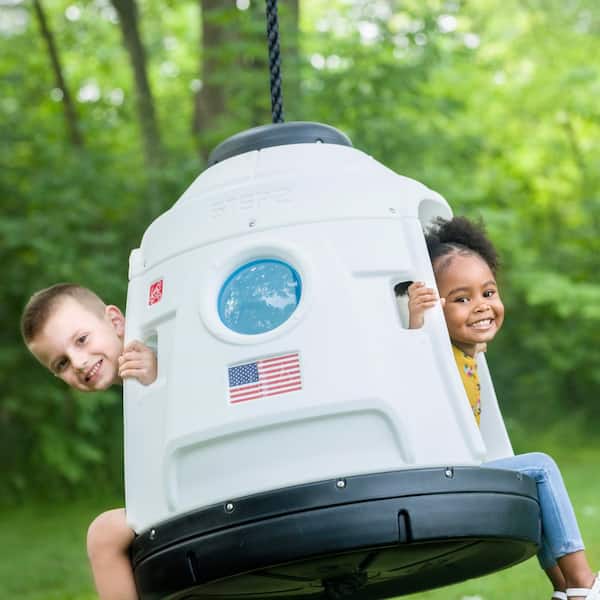 Step2 Space Capsule Swing with 2-in-1 Playhouse and Swing Design