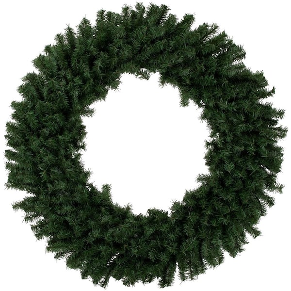 48 in. Canadian Pine Artificial Christmas Wreath-Unlit