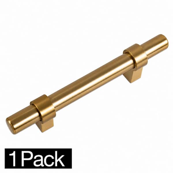 Roswell 3 in. (76mm) Brushed Gold Cabinet Bar Pull