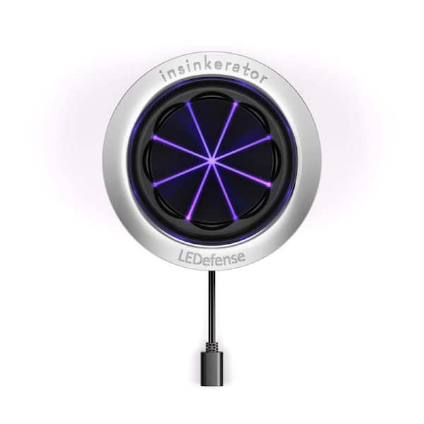 LEDefense Garbage Disposal Flange, Antimicrobial LED Accessory for Continuous-Feed Garbage Disposals