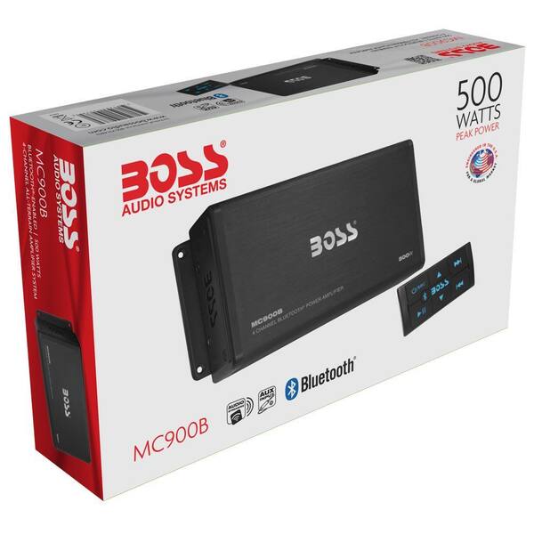 Boss Audio MC900B 500W Max 4 Channel Full Range Class A/B Amplifier 2 Pack 