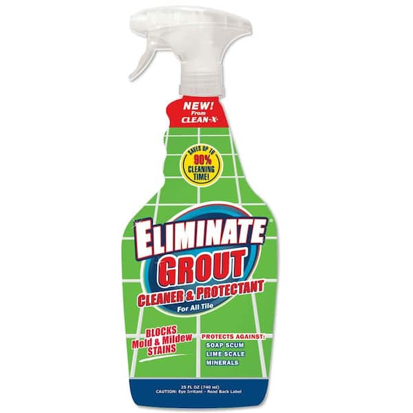 Tile and Grout Cleaner Heavy-Duty 32oz Bottle and Brush