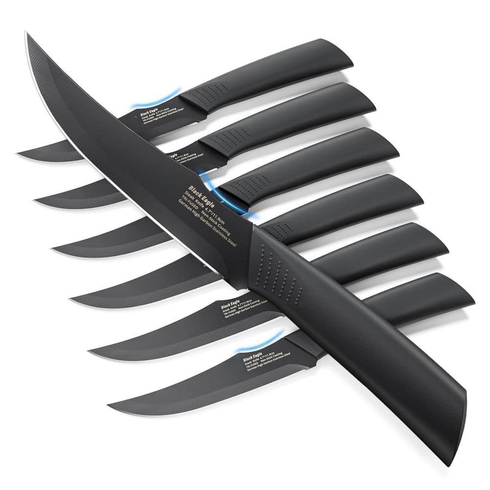 4.7 in. Dishwasher Safe Non-Serrated Table Knives, Non-Stick Blade & Rust Proof, Steak Knives Set of 6 price history on PriceWatchPro