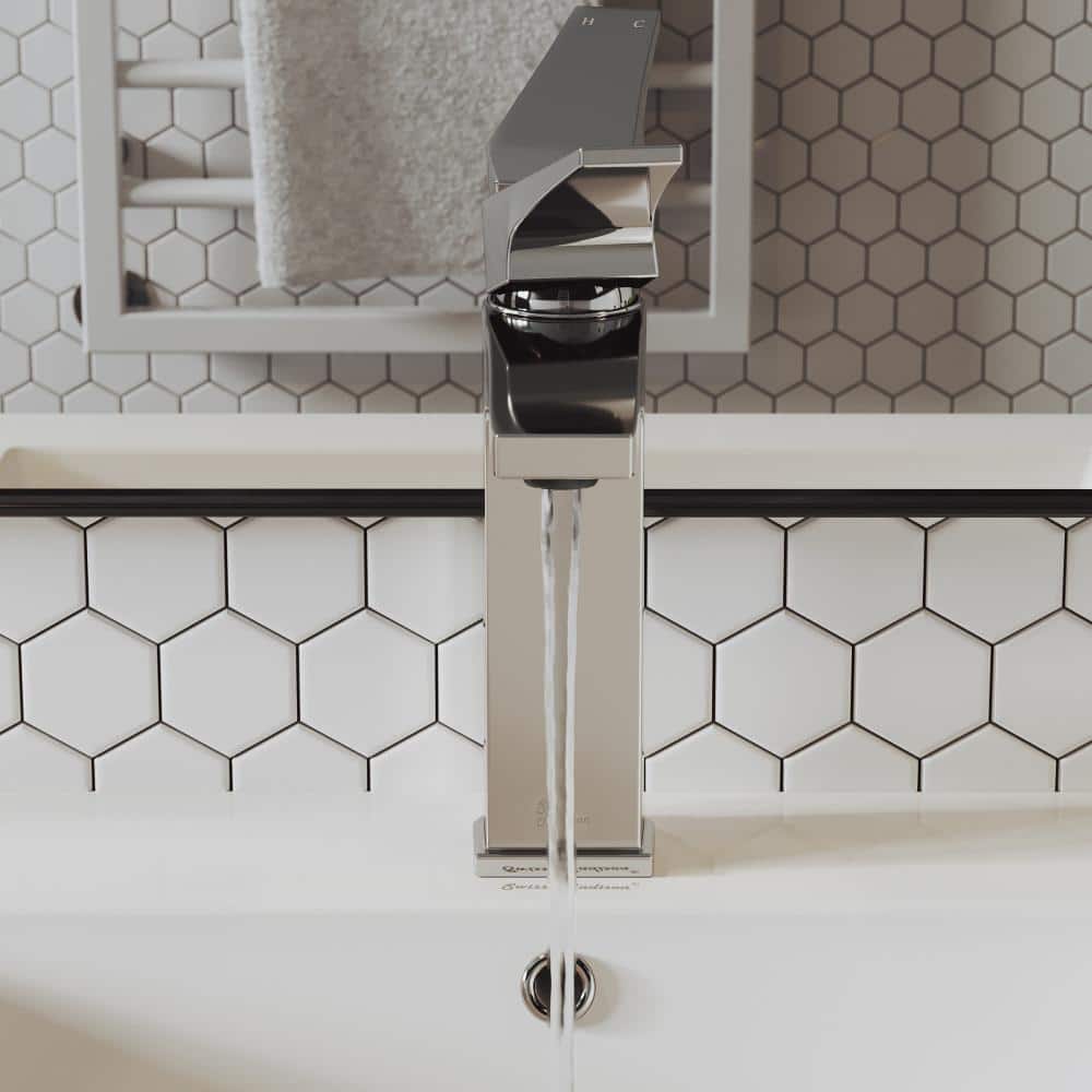 Voltaire Modern Elegance Chrome Single-Handle Bathroom Faucet