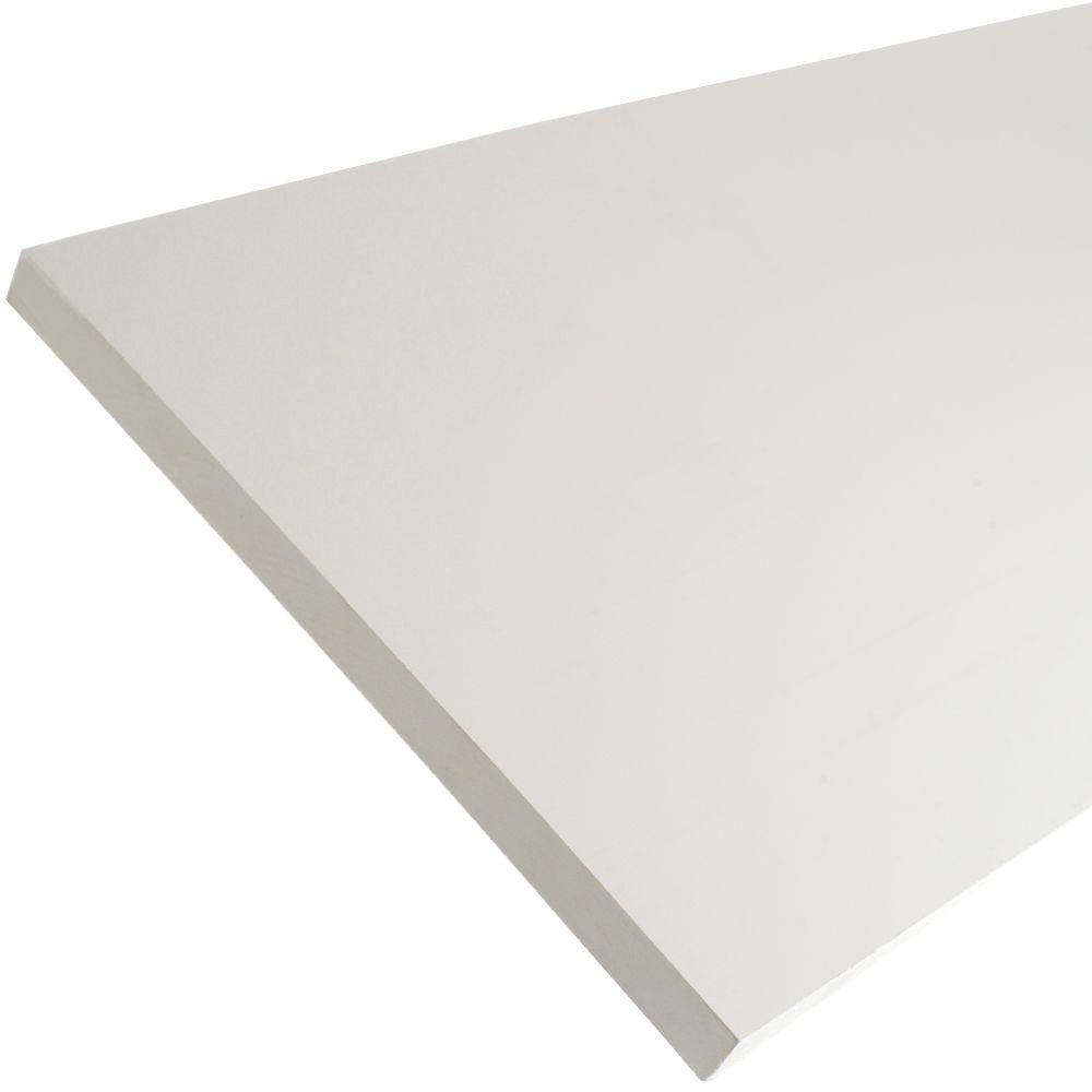AZEK Trim 0.75 in. x 11.25 in. x 8 ft. White PVC Composite Traditional