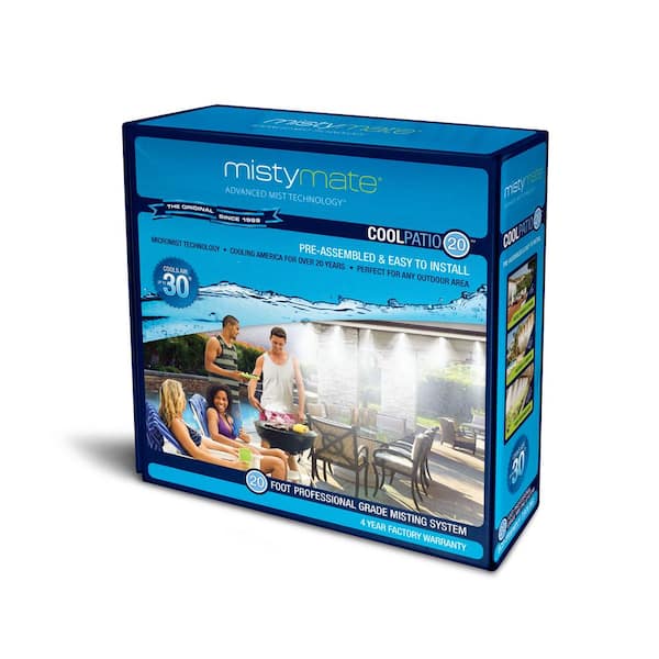 Misty Mate Cool Patio 20 Low Pressure Misting System 16020 The Home Depot Low Pressure Patio Misting System, Patio Misting System Reviews