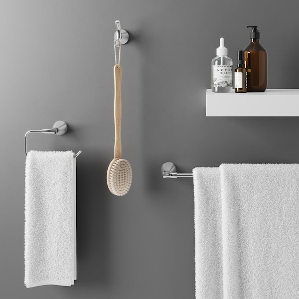 Willa 24 in. Towel Bar in Polished Chrome