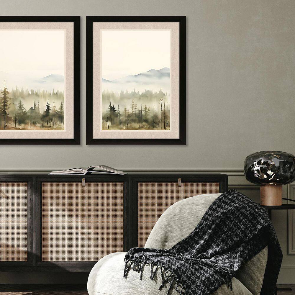 Mountain Glimpse by Orlov 1 Piece Framed Giclee Travel Art Print 34 in. x 25 in. price history on PriceWatchPro