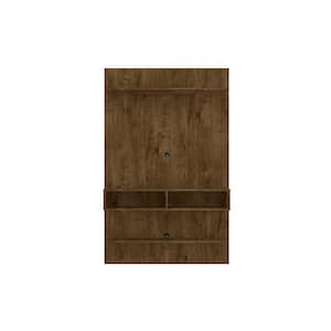 Libra 45.35 in. Rustic Brown Floating Entertainment Center Fits TV's up to 40 in. with Cable Management