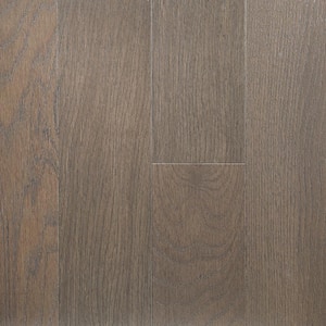 Banff White Oak 7 mm T x 5 in. W Waterproof Wire Brushed Engineered Hardwood Flooring (16.7 sqft/case)