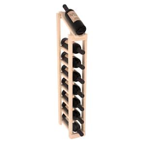 InstaCellar, 1-Column, 8-Bottle Display Top Rack, Unstained Pine without Clear Coat, Wine Rack