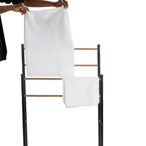 4-Bars / 2-Tier Towel Rack in Black