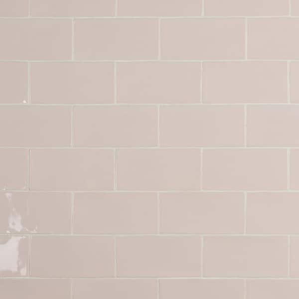 Chester Rose 3 in. x 6 in. Ceramic Wall Tile (5.72 sq. ft./Case)