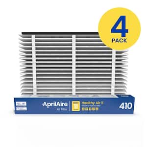 16 in. x 25 in. x 4 in. 410 MERV 11 Pleated Filter for Air Purifier Models 1410, 1610, 2410, 2416, 3410, 4400 (4-Pack)