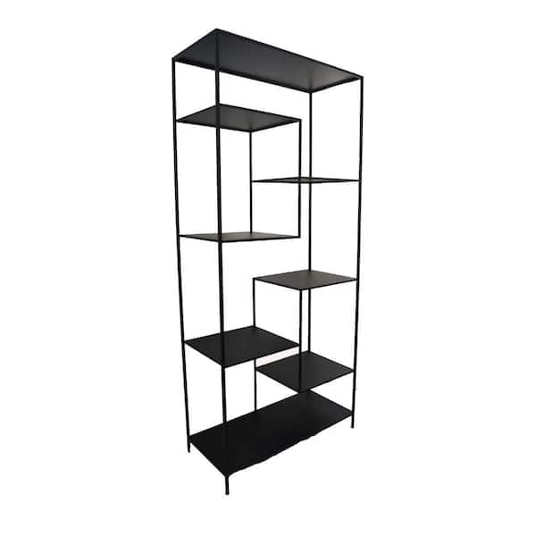 Dean 8- Tier Black Metal  Plant Stand (16 in. x W 80 in. H)
