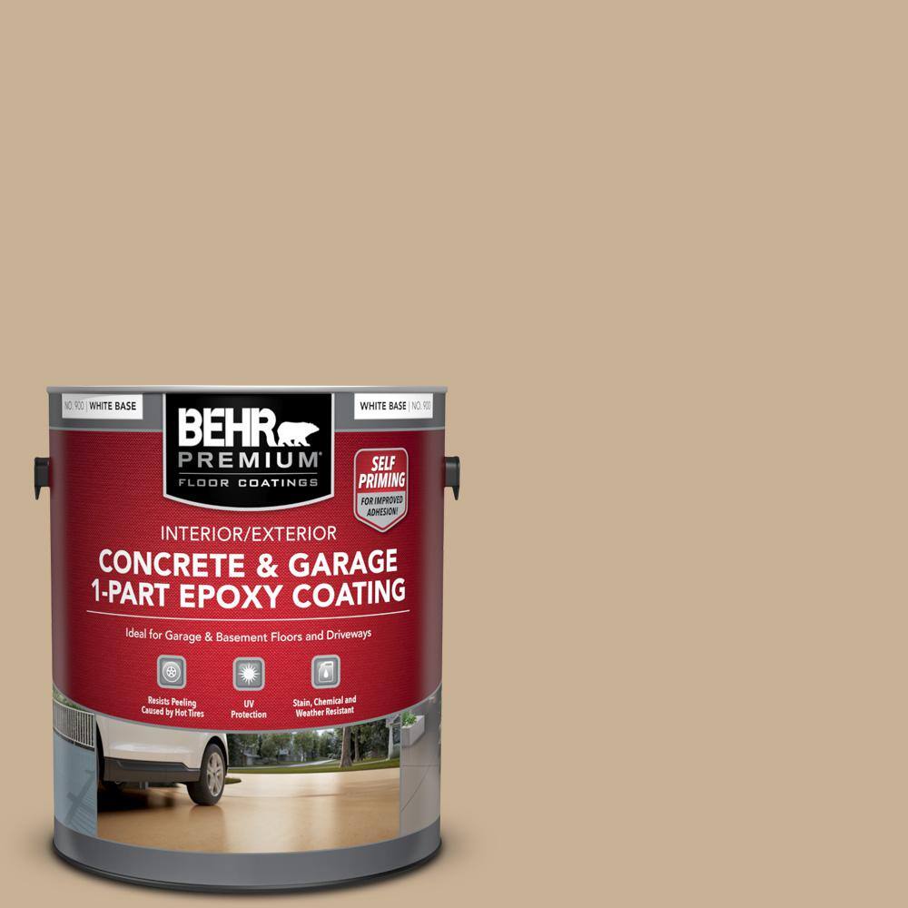 1 gal. #MQ2-46 Basswood Self-Priming 1-Part Epoxy Satin Interior/Exterior Concrete and Garage Floor Paint price history on PriceWatchPro