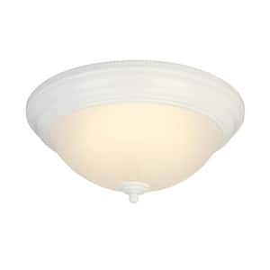 18-Watt White Integrated LED Ceiling Flush Mount