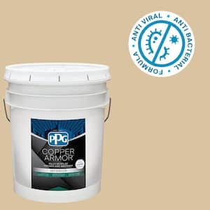 5 gal. PPG1094-3 Birch Beige Eggshell Antiviral and Antibacterial Interior Paint with Primer