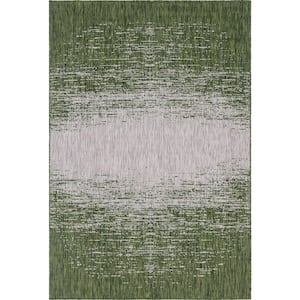 Green Ombre Outdoor 4 ft. x 6 ft. Area Rug