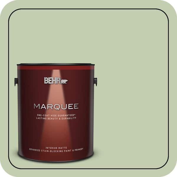 BEHR MARQUEE 1 gal. #M380-3 Growing Season One-Coat Hide Matte Interior Paint & Primer