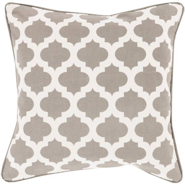 Artistic Weavers Elaia Gray Geometric 18 in. x 18 in. Decorative Pillow