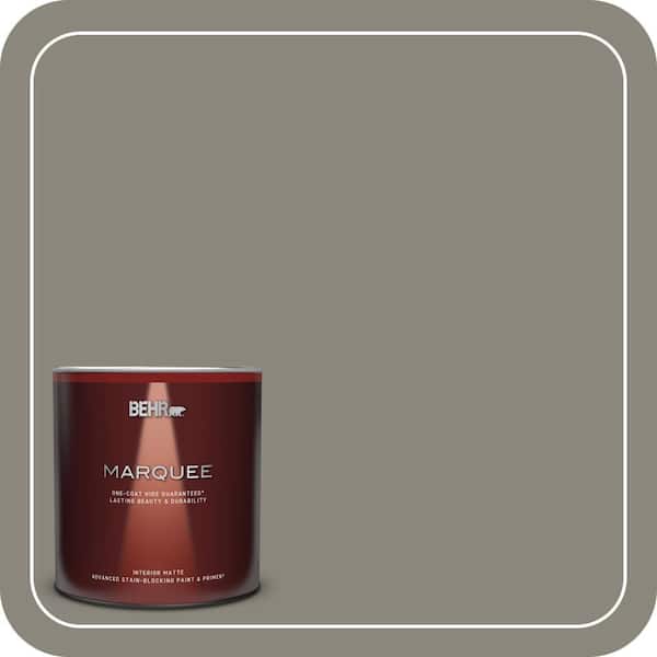 BEHR MARQUEE 1 qt. #T12-11 Compass Matte Interior Paint & Primer