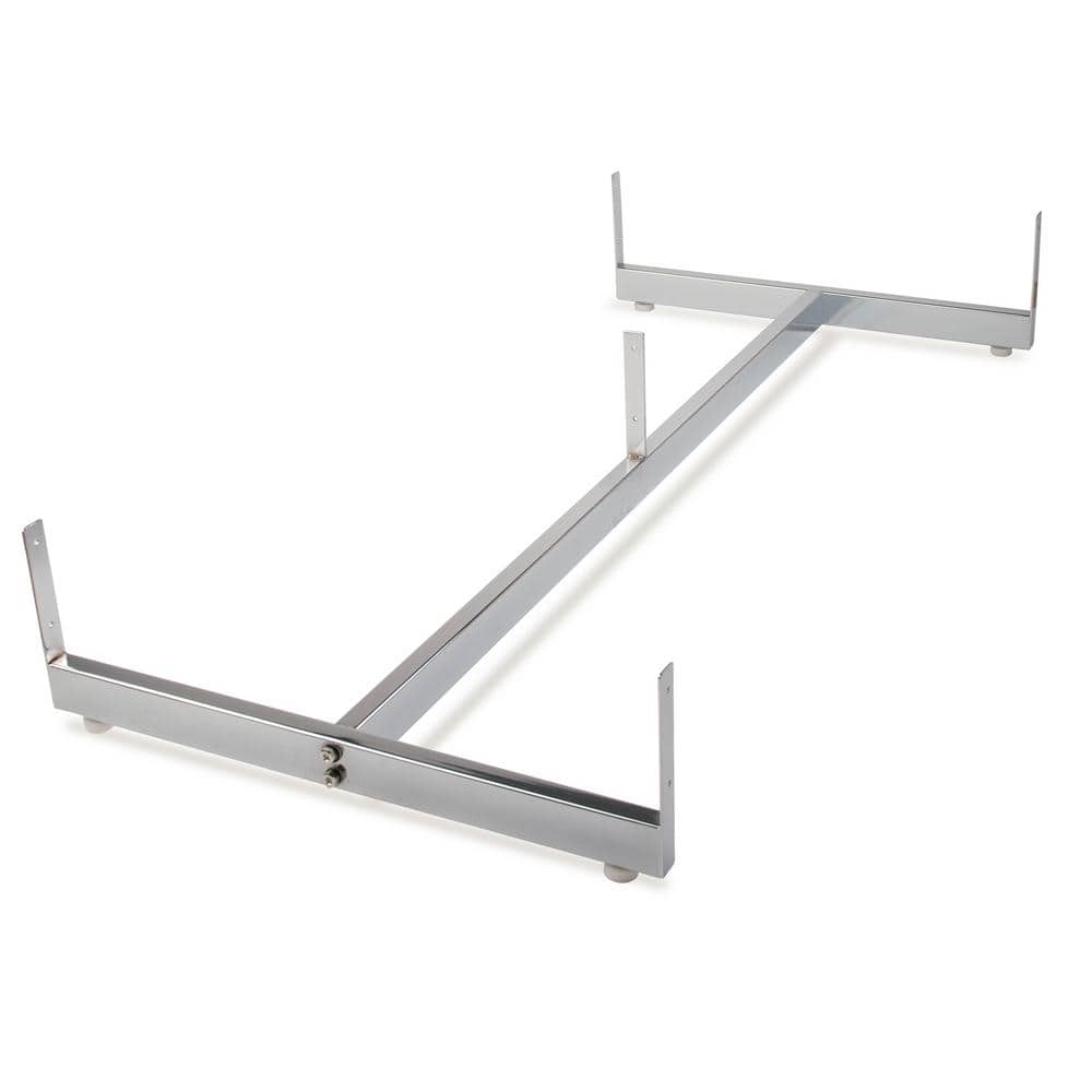 50 in. L x 25 in. W Chrome Grid Panel Gondola Base