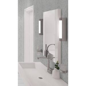 Dayberry Fog Gray White 11-7/8 in. x 11-3/8 in. Arabesque Smooth Matte Natural Stone Mosaic Tile (4.7 sq. ft./Case)