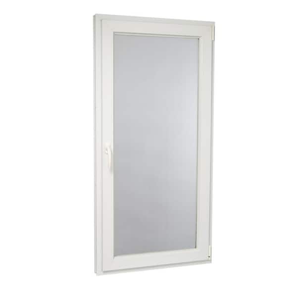 TAFCO WINDOWS 29.75 in. x 59.75 in. 88000 Series Right Hand Double-Pane Inswing Tilt Vinyl Window with White Exterior