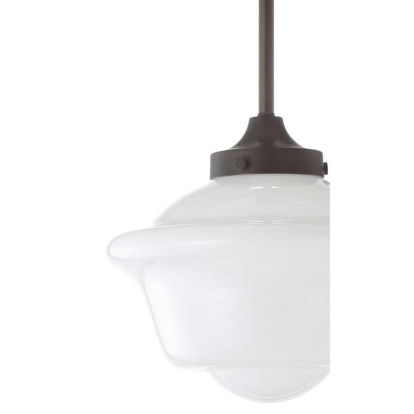 JONATHAN Y Kurtz 9.5 in. 1-Light Oil Rubbed Bronze LED