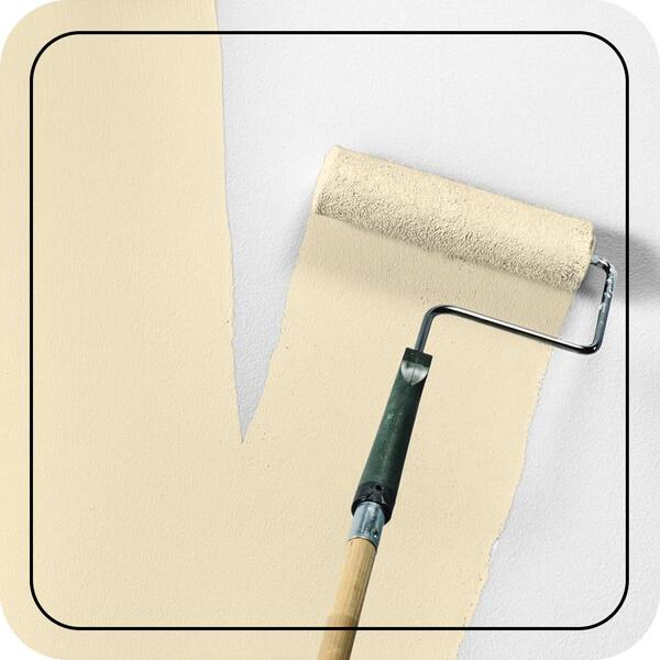 1 gal. #360A-2 Morning Sunlight Flat EcoMix Plant-Based Interior Paint & Primer