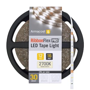 RibbonFlex Pro 16.4 ft. LED Tape Light 30 LEDs/m Soft White (2700K)