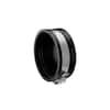 Fernco QC-104 Qwik Cap – 2-Pack, 4” Flexible PVC Pipe Cap With Stainless Steel Clamps (Black)