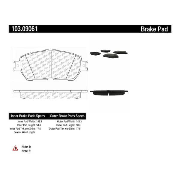 Centric Parts Disc Brake Pad Set