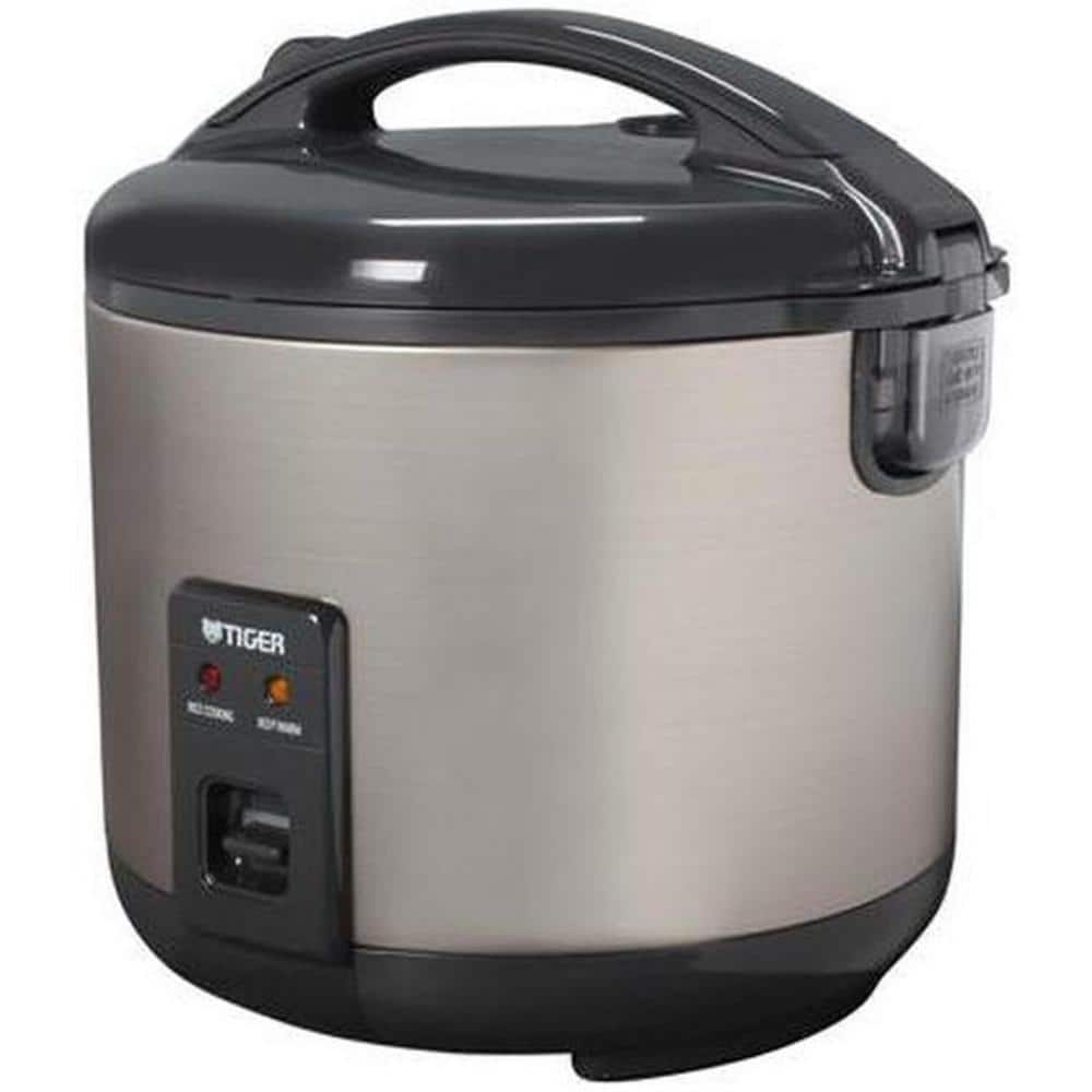 Stainless Steel 3-Cup Electric Rice Cooker with Non-Stick Inner Pot
