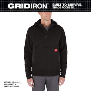 Milwaukee Men's 2X-Large Black GRIDIRON Full-Zip Hoodie M250B-2X