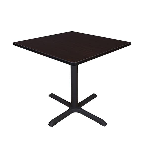 Regency Bucy Mocha Walnut Square 36 in. Breakroom Table