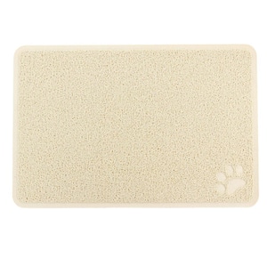 Everyday Pet Elements 23.6 x 15.75 Inch Paw Print Placemat in Tan