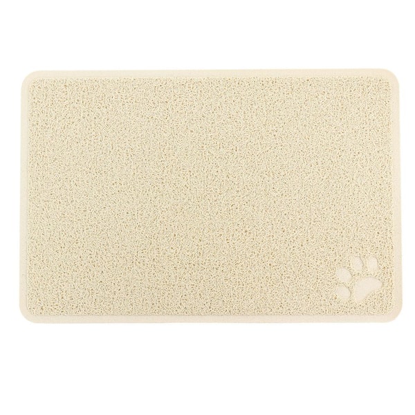 Gibson Everyday Pet Elements 23.6 x 15.75 Inch Paw Print Placemat in Tan