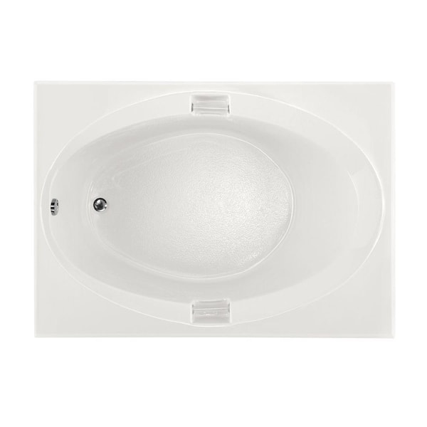 Hydro Systems Studio 60 in. Acrylic Rectangular Drop-in Non-Whirlpool Bathtub in White
