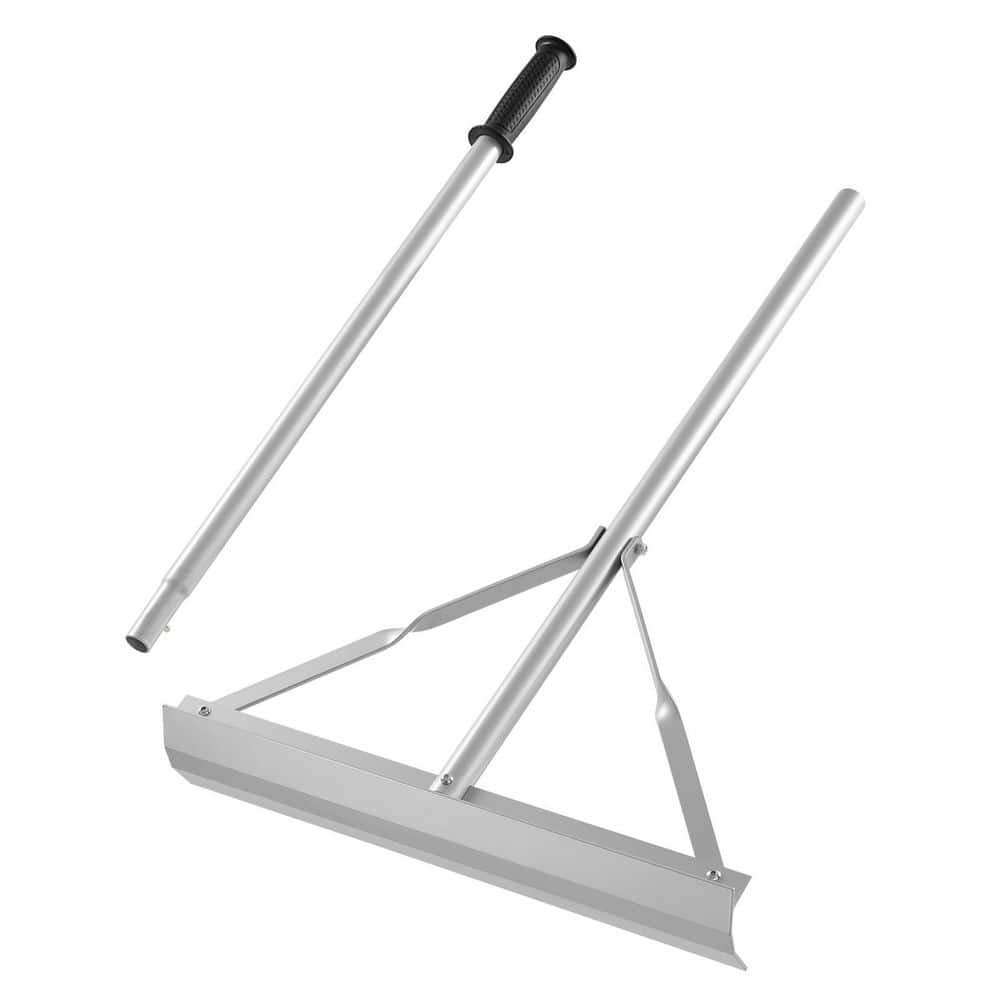SVOPES 60 in. Handle Landscape Rake, 20 in. Aluminum Head, Durable ...