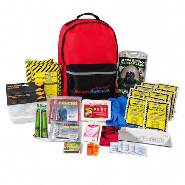 Fire/Blackout Emergency Kit 2 Person 3 Day Backpack