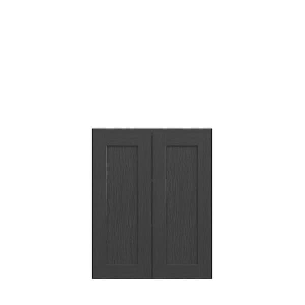 Jamestown Recessed 24 in. W x 30 in. H x 12 in. D in Espresso Plywood Assembled Wall Cabinet