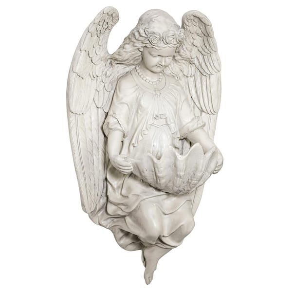 Design Toscano 17 in H. Brixton Abbey Angel Wall Sculpture NG31508