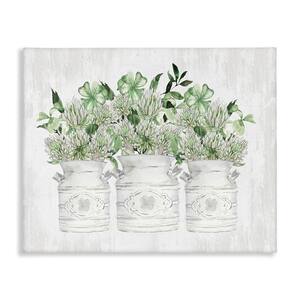 Rustic Shamrock Bouquets by Lettered and Lined Unframed Graphic Art Print Nature 40 in. x 30 in.