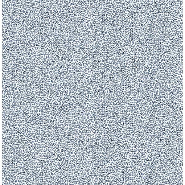 A-Street Prints Soul Indigo Animal Print Wallpaper
